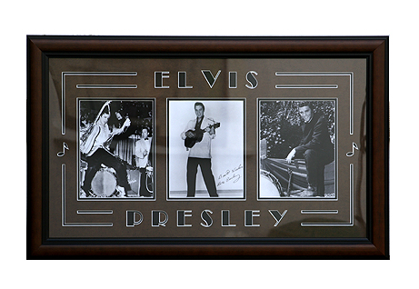 ELVIS PRESLEY - A Collage of 3 Pictures